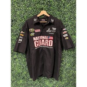 vtg 2000s DALE EARNHARDT NASCAR Button Up Shirt // vintage racing chevy athletic